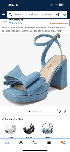 Women's Dream Pairs Platform Chunky Heels, Size 8