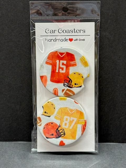 Jerseys 15 & 87  - 2-Pack Ceramic Car Coasters