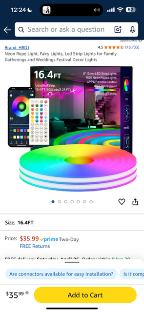 Neon Rope Lights With Remote