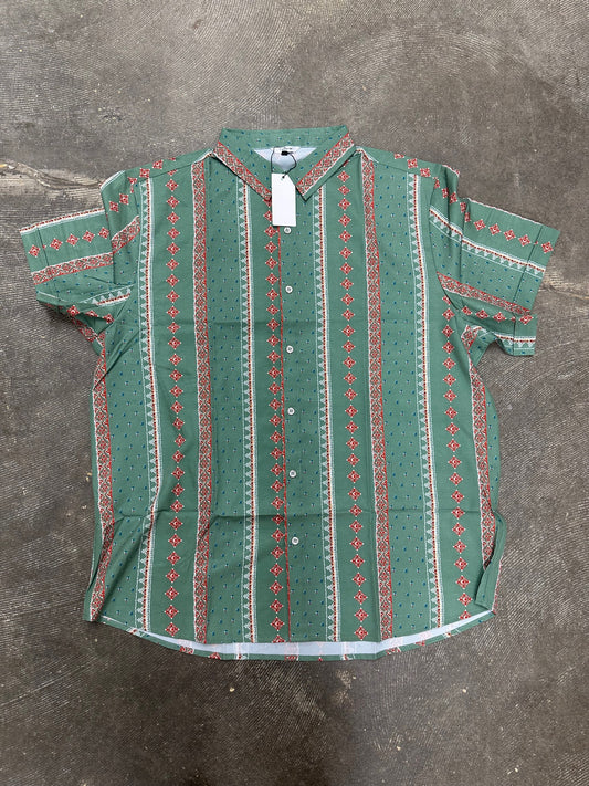 Men's Silky Short Sleeve Shirt (XL)