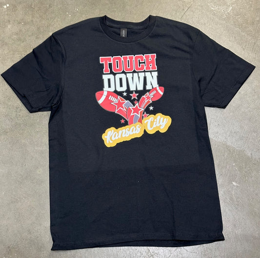 Touchdown KC - Kansas City Super Soft T-Shirt (Black)