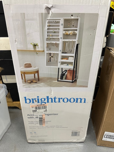 Brightroom Full Length Mirror Accessory Cabinet