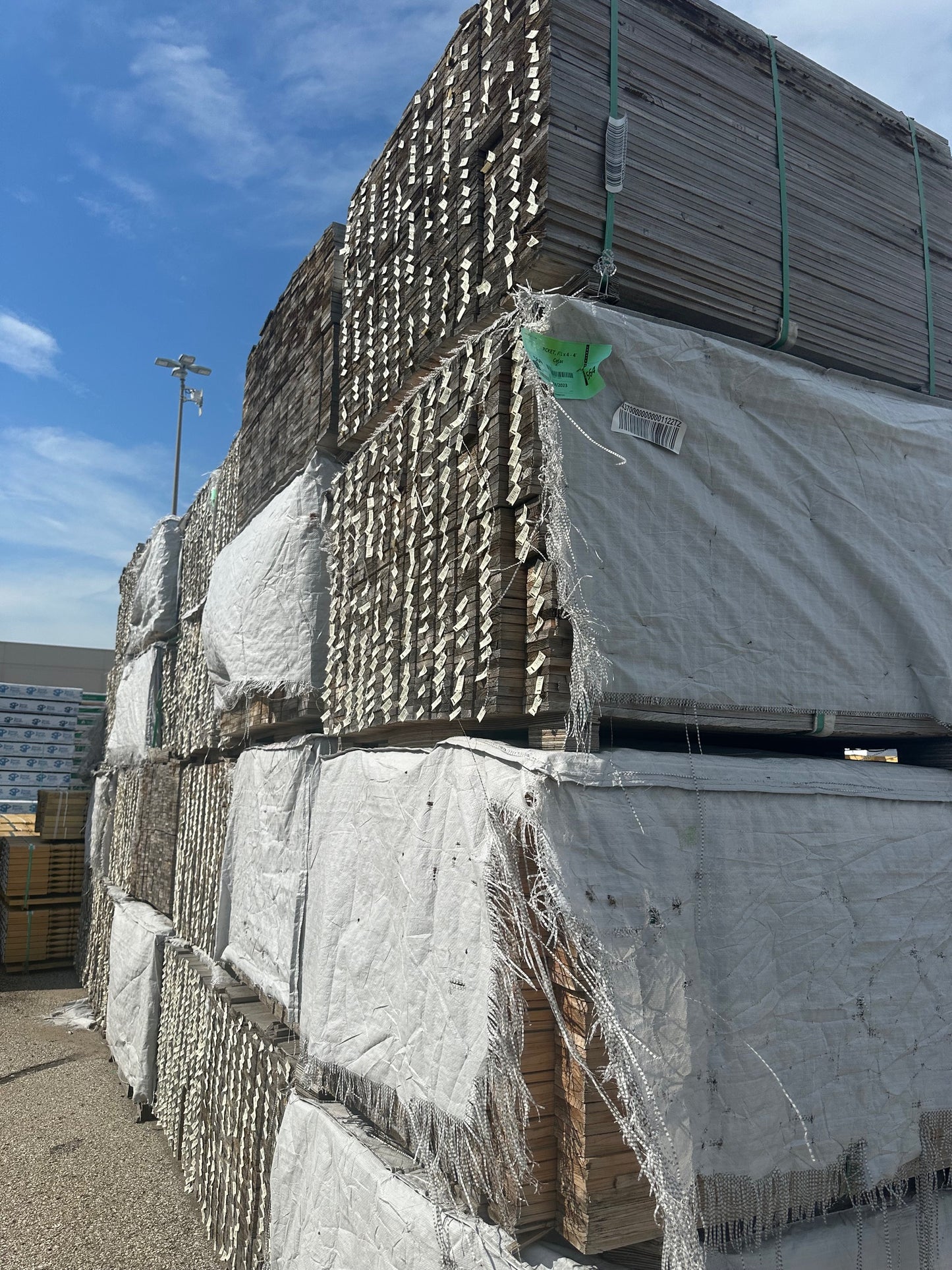 Cedar Fence Pickets 1" x 4" x 4' (2 for $1)