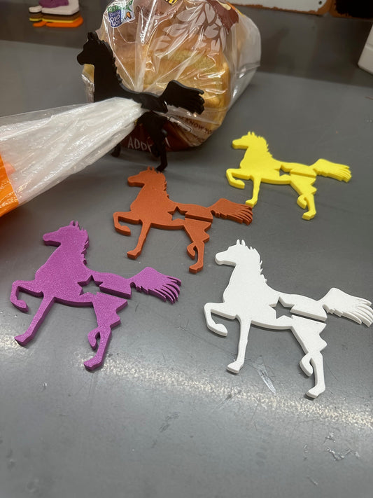 5-Pack Horse Funny Bread Bag Clips