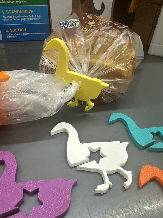 5-Pack Duck Funny Bread Bag Clips