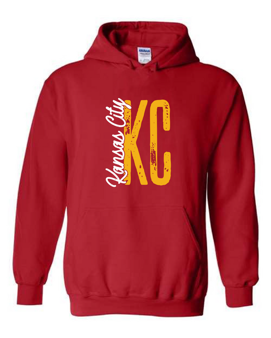 Kansas City KC (Crewneck & Hooded Sweatshirts Available, Youth & Adult Sizes)