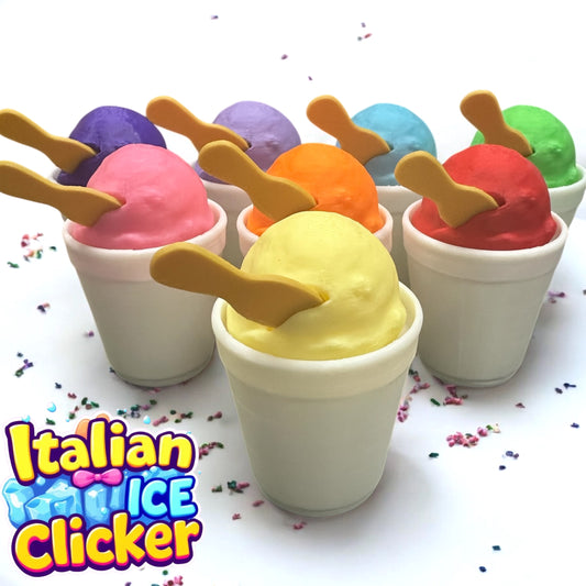 Shaved Italian Ice Clicker Fidget Toy