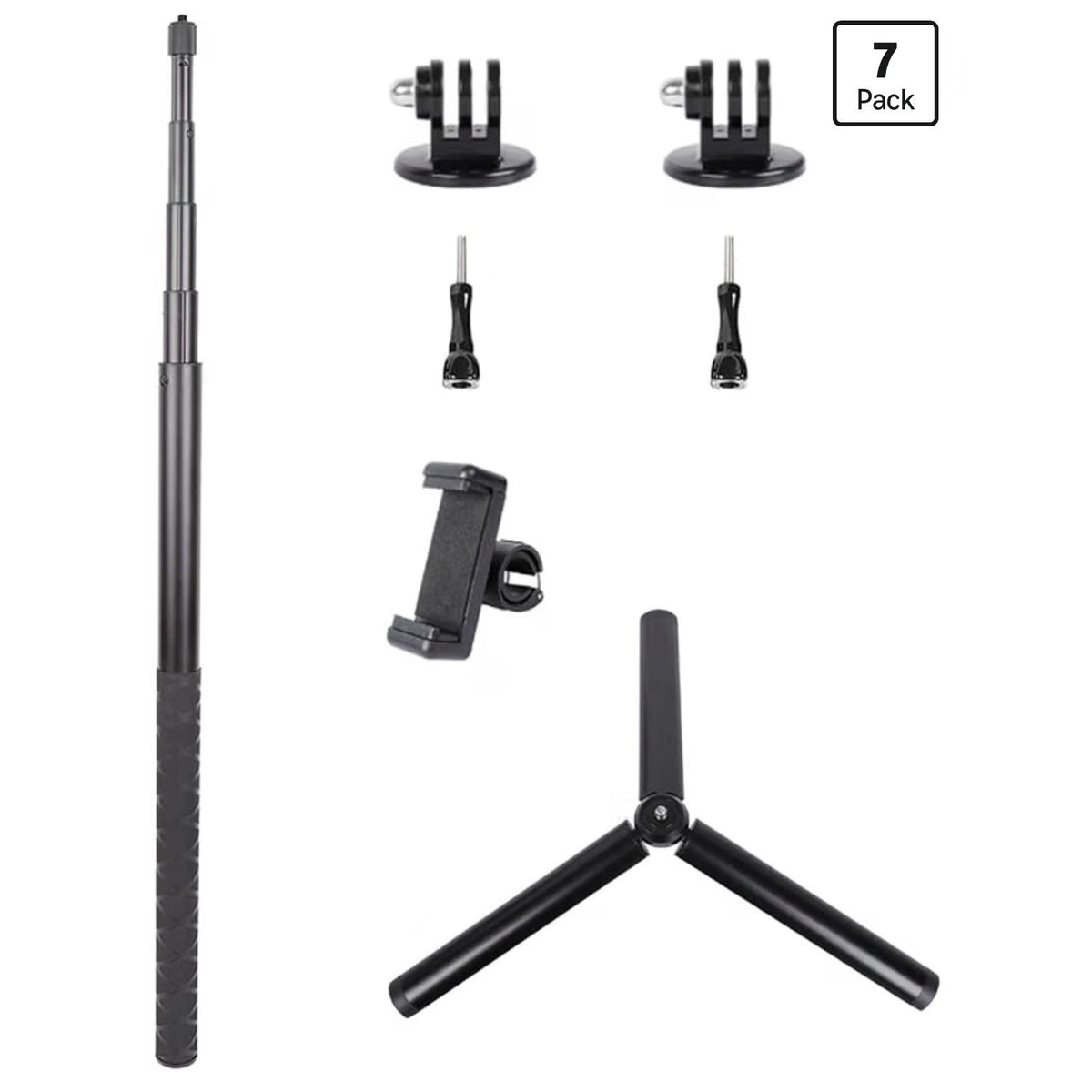 Pellking Monopod For Osmo Pocket Selfie Stick With Phone Holder & Tripod