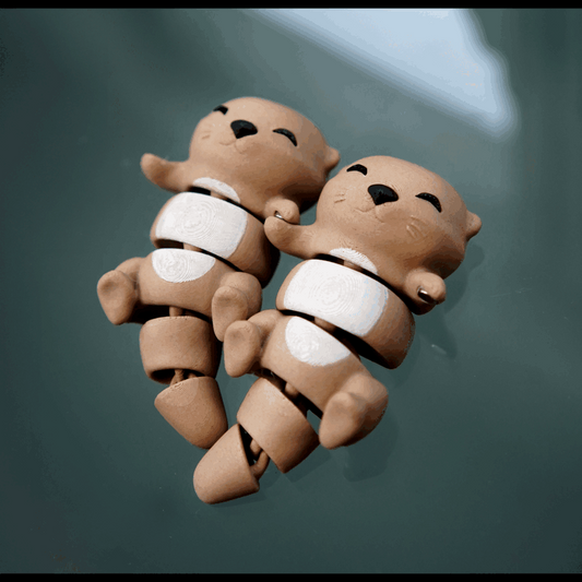 Magnetic Hand Holding Otters (Fidgets or Keychains)