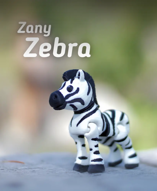 Zany Zebra Articulating Fidget Toy