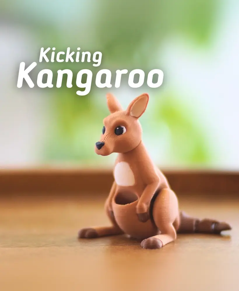 Kicking Kangaroo Articulating Fidget Toy