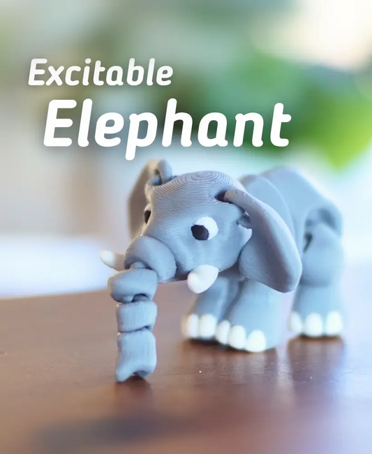 Excitable Elephant Articulating Fidget Toy