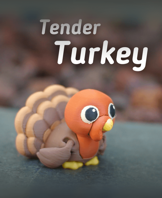 Tender Turkey Articulating Fidget Toy
